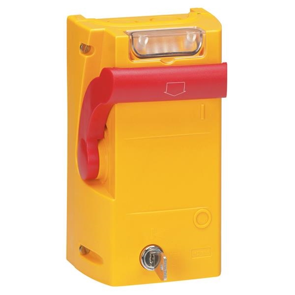 Emergency unit with handle