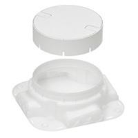 Auto - adjustable backbox for IP66 floor boxes - with cover