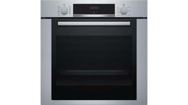 Oven Serie 4 multifunctie 60cm, 7 verw.wijzen, EcoClean, halogeenverl., verz.draaiknoppen, Rode disp