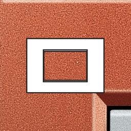 LivingLight - plaque rectangulaire 3 modules Brique