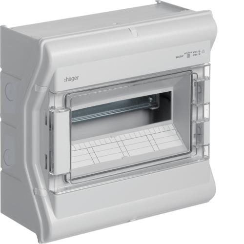 Coffret étanche IP65 - 12 modules - pour l'extérieur