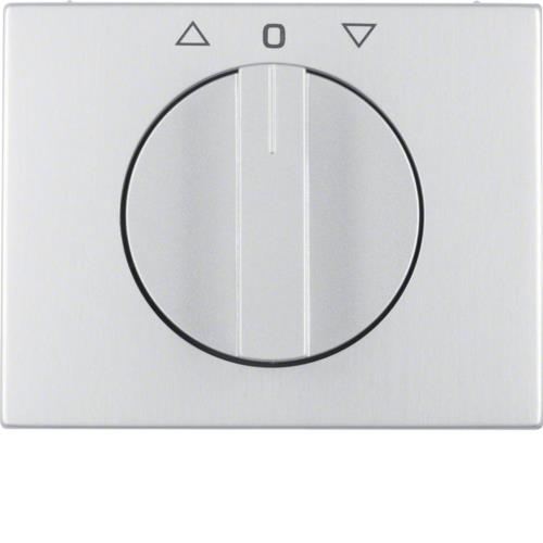 Enjoliveur avec bouton rotatif pour interrupteur volets K.5 Alu