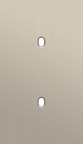 Double cover plate, vertical 60mm centre distance, for two single switching functions, Niko Toggle