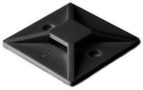 Fixing for cable ties 4.8 Black