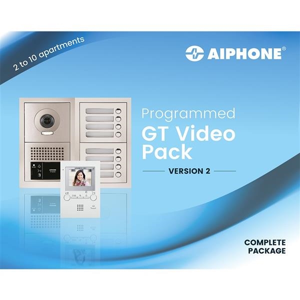 Kit vidéophonie pour 9 appartements préprogrammé - poste extérieur encastré