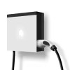 Smappee - chargeur autonome EV One blach monophasé ou triphasé jusqu'à 22kW livré avec ancre 8m cabl