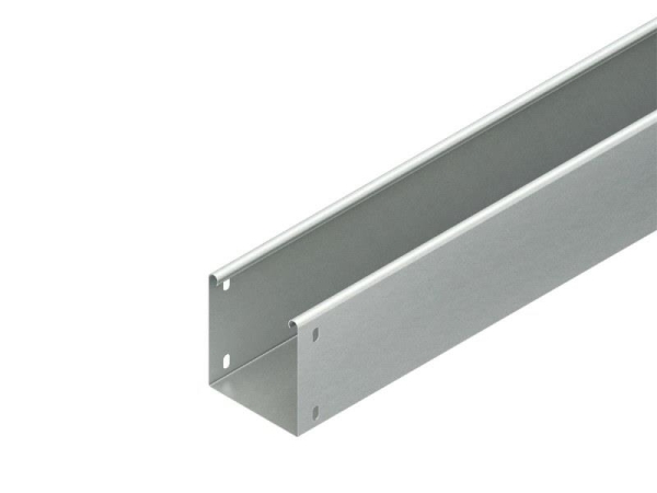 Kabelgoot klikbaar, niet geperforeerd, lengte = 3m, dikte = 0,75mm, sendzimir 110 x 100 x 3000mm