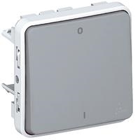 Plexo bipolaire 16A 250V composable Gris