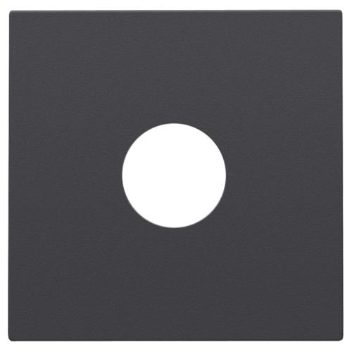 Afwerkingsset voor enkelvoudige coaxaansluiting voor TV, Anthracite coated