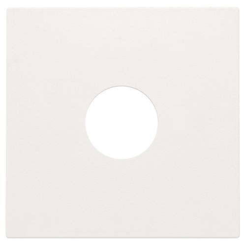 Afwerkingsset voor enkelvoudige coaxaansluiting voor TV, Wit