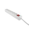 Multiprise 6 x 16 A avec interrupteur 1m Blanc