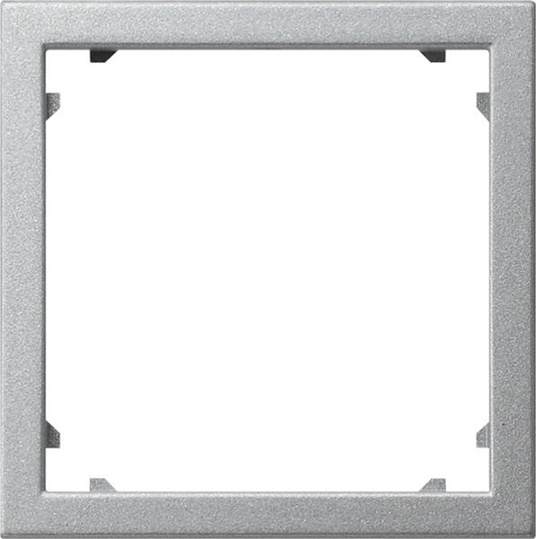 Adapterraam 45 x 45 vierkant System 55 kleur Aluminium