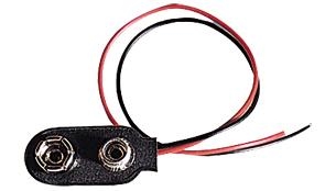 Battery snap for 9V battery - 10 pieces