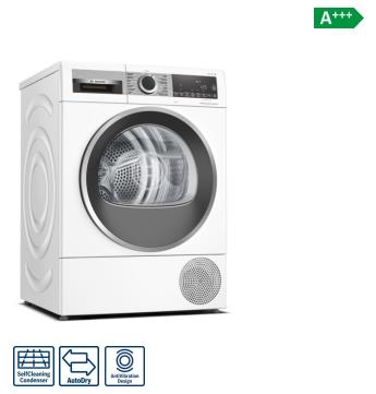 Droogautomaat Serie 6 luchtcondensatie 8kg, reverse warmtepomp, high Led-display, Led light, afvoers