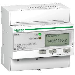 IEM3000 energiemeter - 63A mono tri en tetra met of zonder nulleider