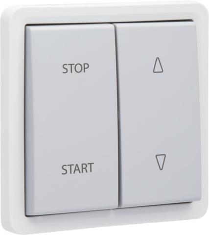 Splash proof surface - mounting roll - down shutter switch 10AX / 250Vac, mechanically locked and ga