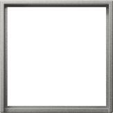 Adapterraam 50 x 50 vierkant System 55 Edelstaal (gelakt)