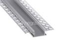 Led profile Montana Silver anodised Aluminium (61.5mm) x 28.5 x 14mm (length 2m)