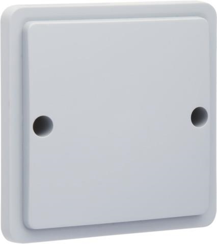 Blindplaat exclusief opbouwdoos Grijs
