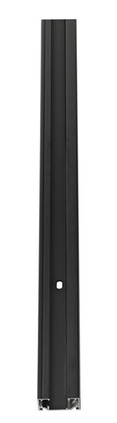 Rail 1 - phase 230V, apparant, Noir, 1m