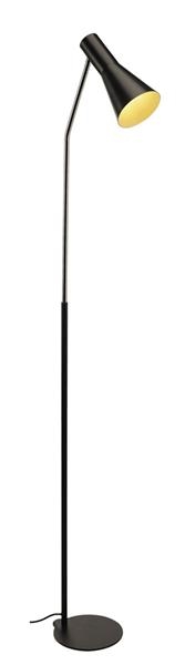 Phelia staande lamp, Zwart, E27