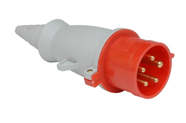 CEE plug 16A - 380V - 3 poles + T - IP44