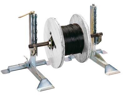 Chandelles à vis sans fin AXO1600R, pour touret poids maxi 1.600kg, Ø 600 à 1.600mm