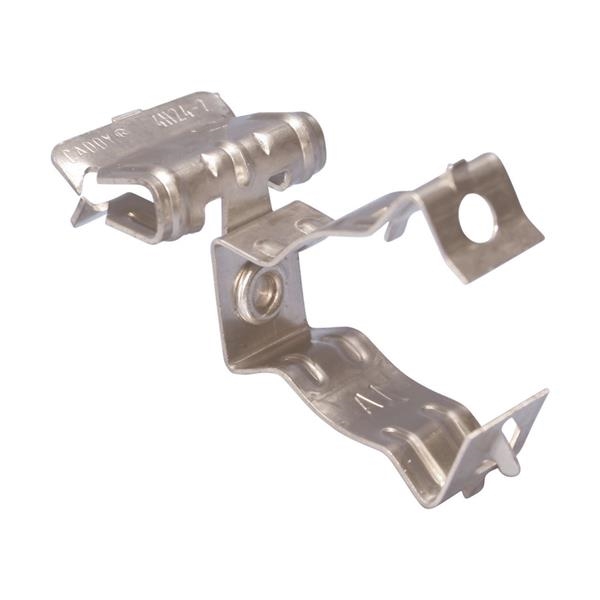 H-MSM conduit / pipe to flange clip, side mount, S301, 18 - 22mm OD, 14 - 20mm flange