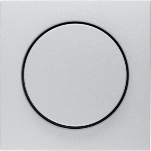 Centraalstuk voor draaiknopdimmer Berker S.1 IP44, Alu, mat