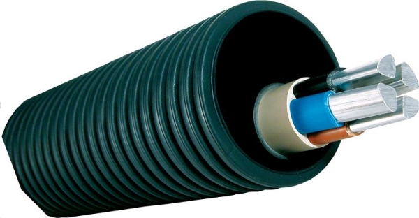Beschermbuis Zwart 160mm rol van 6m