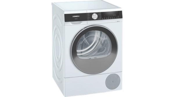 Droogautomaat iQ500 luchtcondensatie 8kg, reverse warmtepomp, high Led-display, Led light, afvoerset