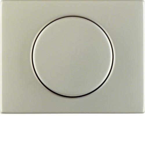 Enjoliveur avec bouton de réglage pour variateur rotatif Berker K.5 Inox