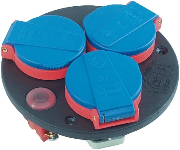 Prise quadruple IP44