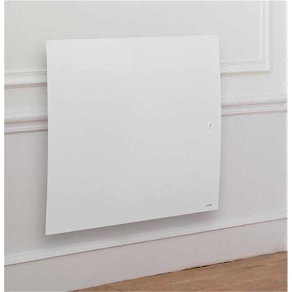Stralende horizontale radiator 2000W met inertie Satijn wit