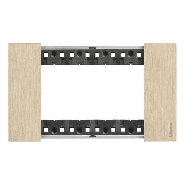 LNow - cover plate 4 modules Gold