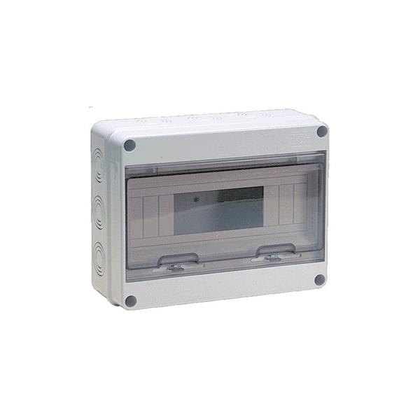 Waterbestendige verdeelkast IP65 12 modules 250 x 200 x 110mm