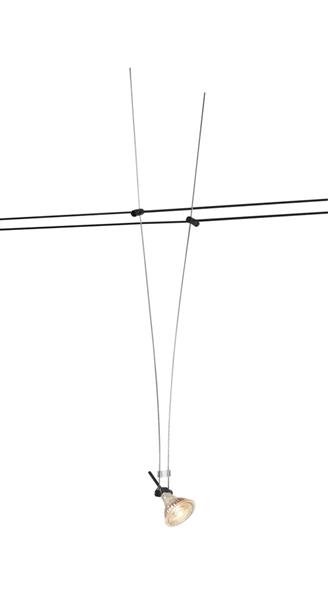 Kabelarmatuur, voor Tenseo - laagspanningskabelsysteem, QR - C51, Zwart, 1 stuk