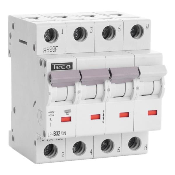 Automaat 3 polig + N 32A 10kA curve B