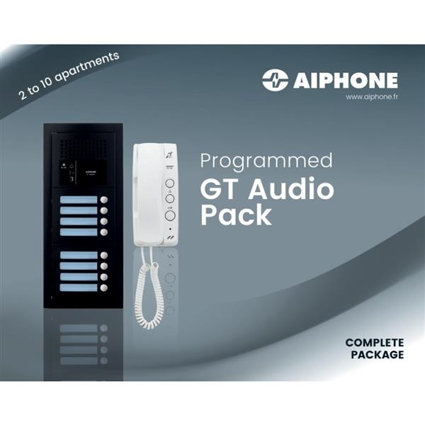 Pack de parlophonie pour 2 appartements, Noir