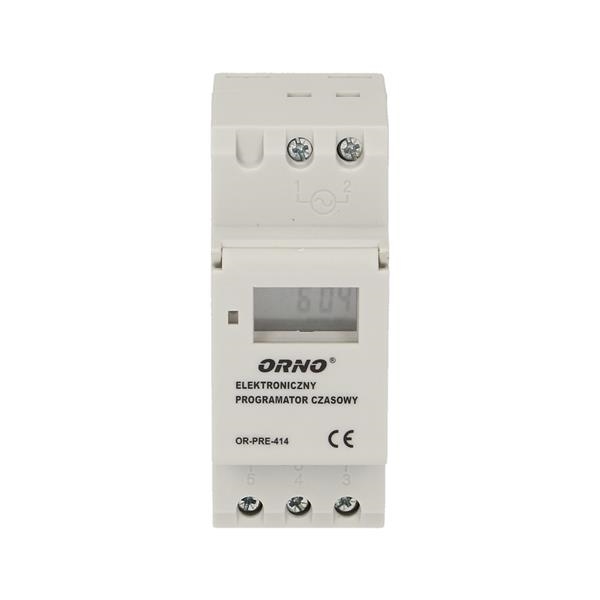 Din rail digitale timer 16 tijdprogramma's dagelijkse of wekelijkse cyclus 12- of 24-uursmodus Lcd d