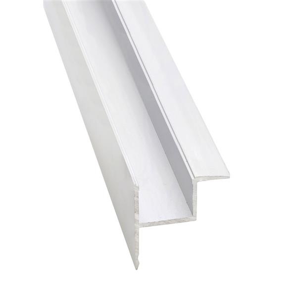 Led profile Kansas Silver anodised Aluminium (length 2m)