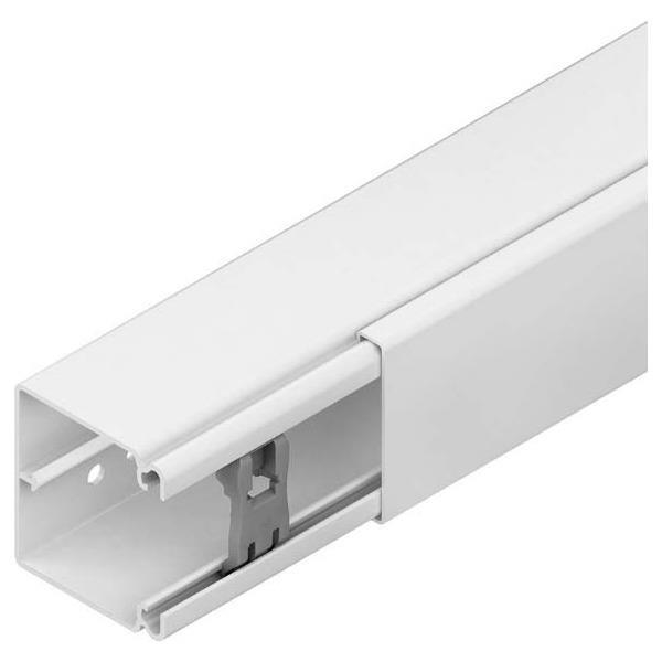 HKL - electrical installation duct, 60 x 88 x 2000mm broken White
