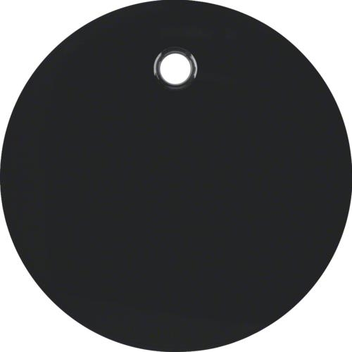 Enjoliveur pour interrupteur à tirage Berker R.1 / R.3 Noir, brillant