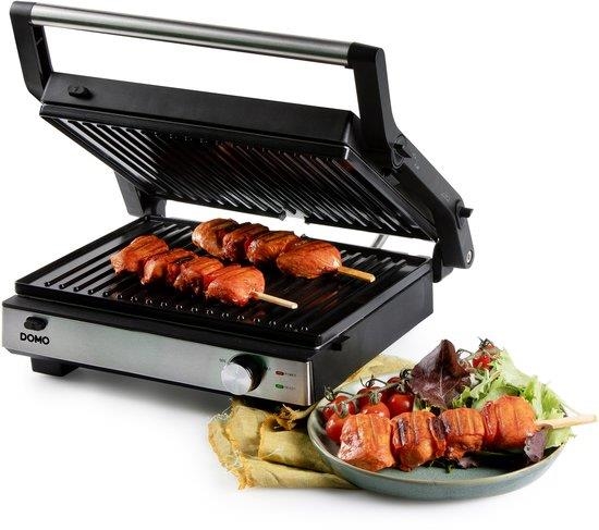 Multifunctionele grill 2-in-1: wafel en grill - Zwart