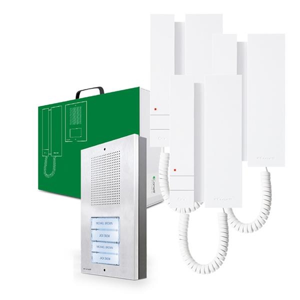 Kit parlophonie extra 3 utilisateurs câblage traditionnel 4 + N