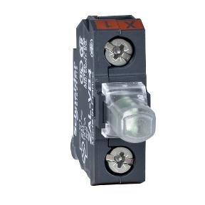 Lichtblok voor controlestation - Rood - ingebouwde Led - 24V