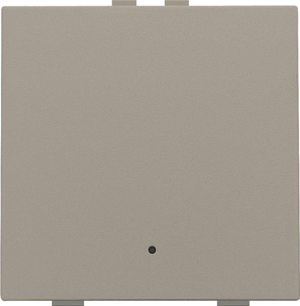 Enkelvoudige drukknop met Led en comfortsensoren voor Niko Home control, Bronze