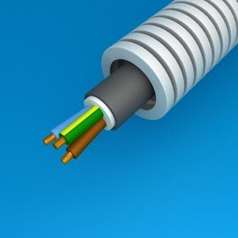 Voorgekabelde buis xvb 3G6 diameter 20mm op rol van 50m