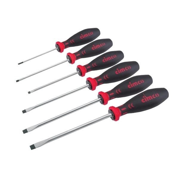 Assortiment tournevis plat - set 6 pièces