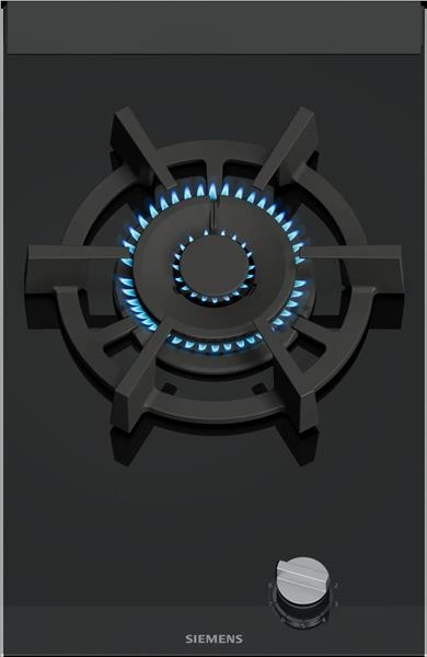 Table de cuisson IQ700 domino 30cm, vitrocéramique, boutons rotatifs détachable, stepFlame® Technolo